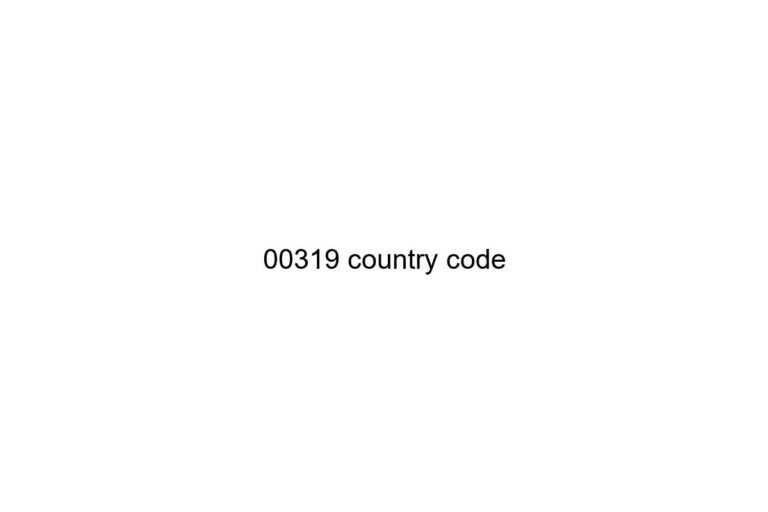 00319 country code