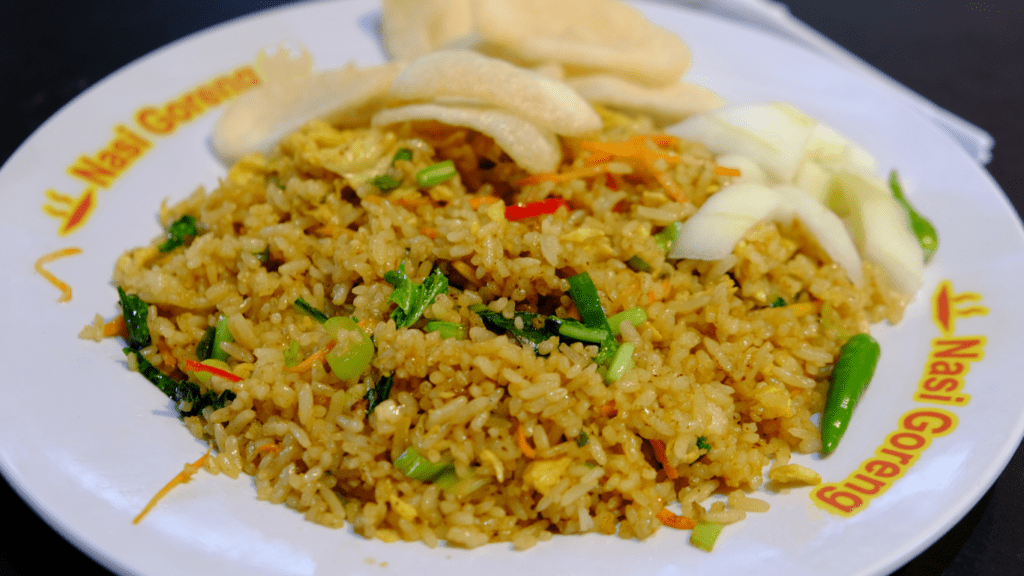 a nasi goreng