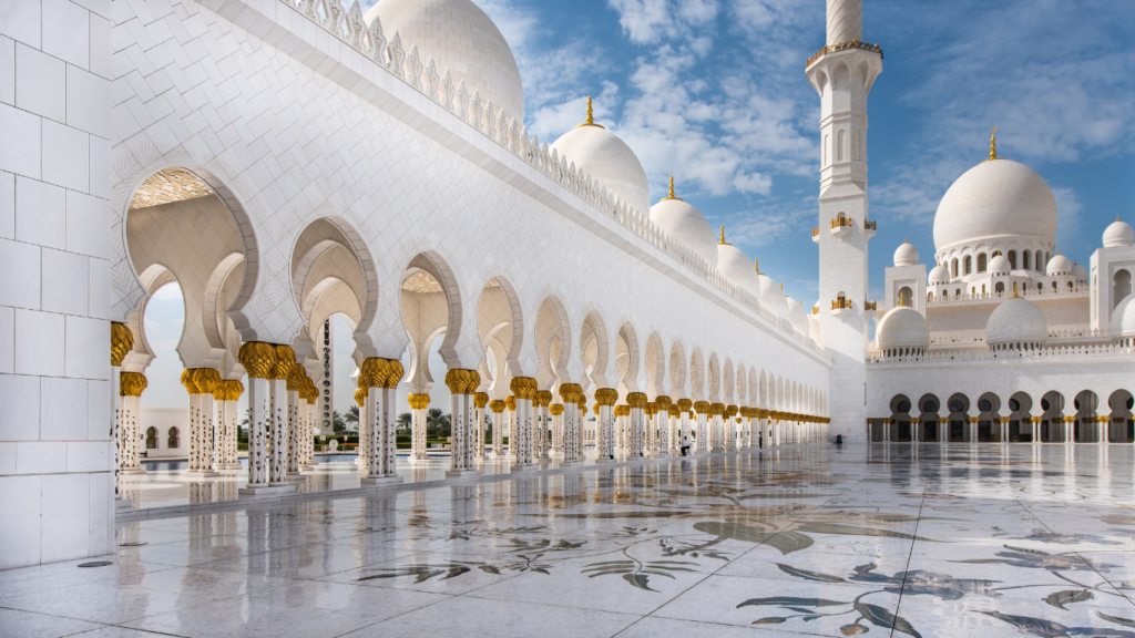 sheikh zayed grand mosque, abu dhabi, united arab emirates