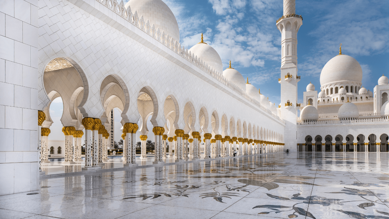 sheikh zayed grand mosque, abu dhabi, united arab emirates