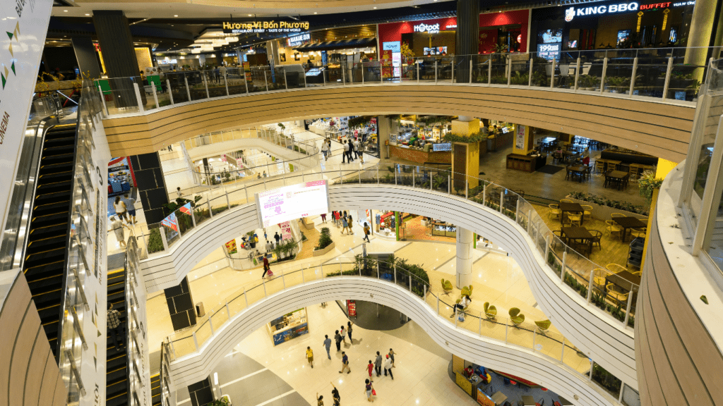 a shopping mall