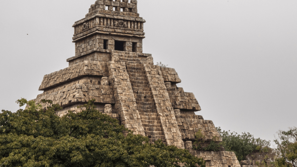 a mayan temple