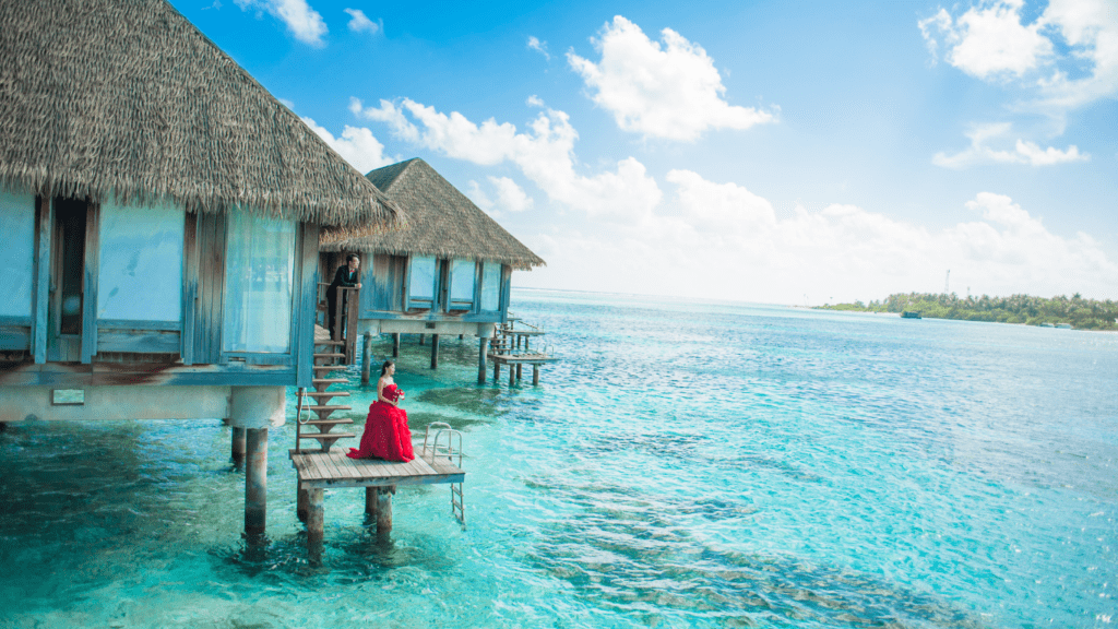 a overwater bungalow