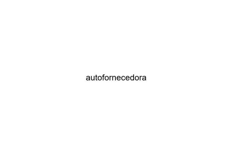 autofornecedora