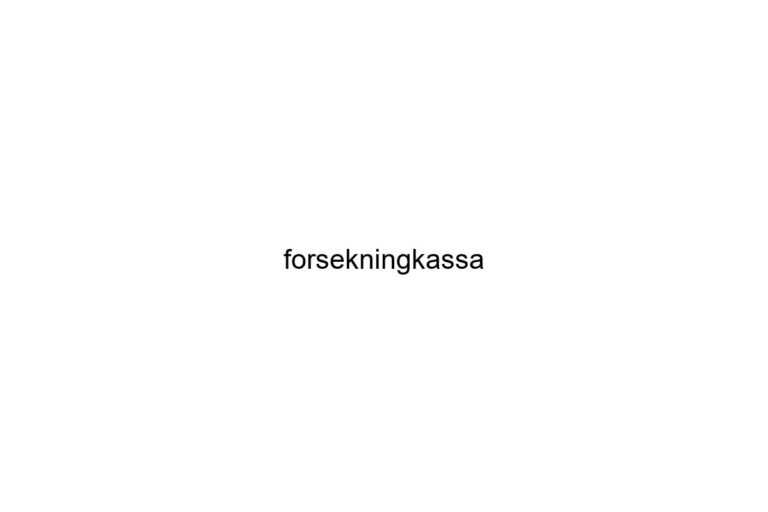 forsekningkassa