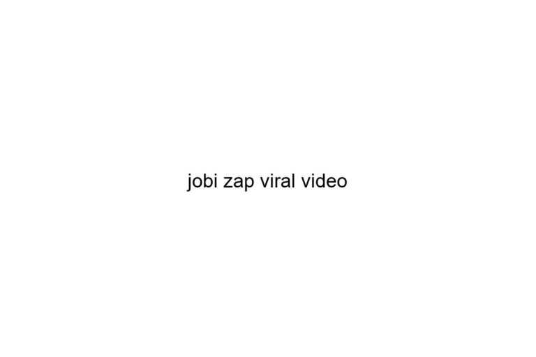 jobi zap viral video