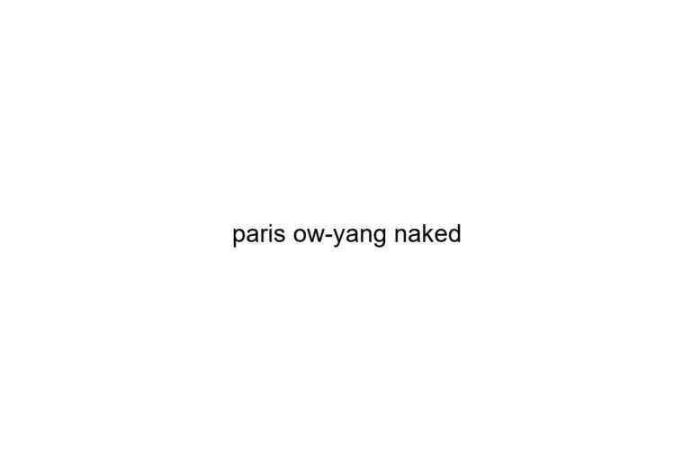 paris ow yang naked