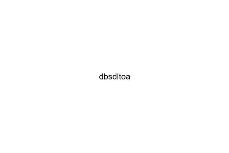 dbsdltoa