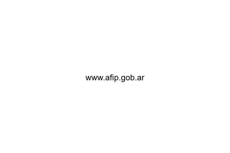 www afip gob ar