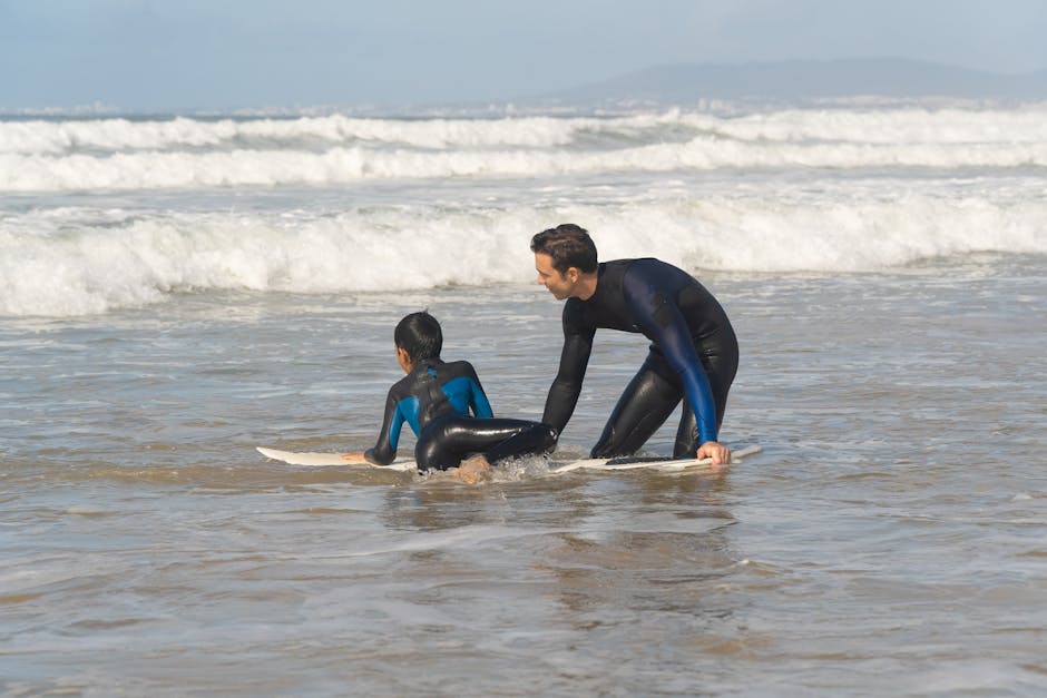beginner surfing
