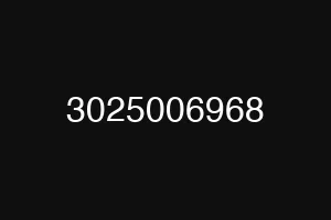 3025006968