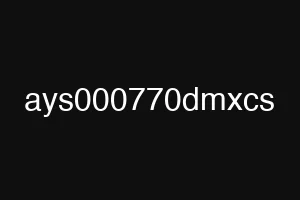 ays000770dmxcs