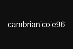 cambrianicole96