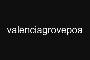 valenciagrovepoa
